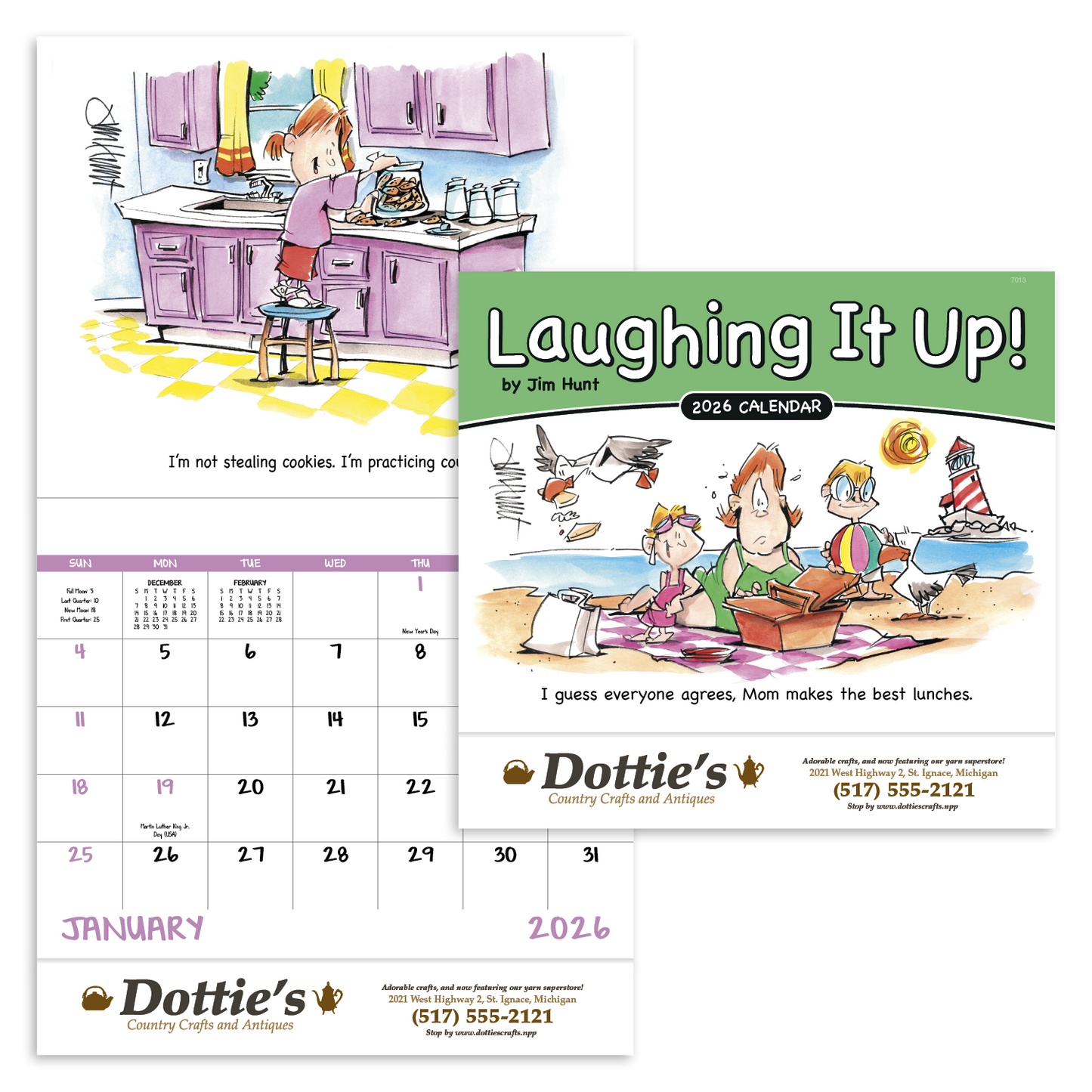 Good Value Laughing It Up  Stapled Calendar-7213