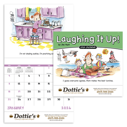 Good Value Laughing It Up  Stapled Calendar-7213
