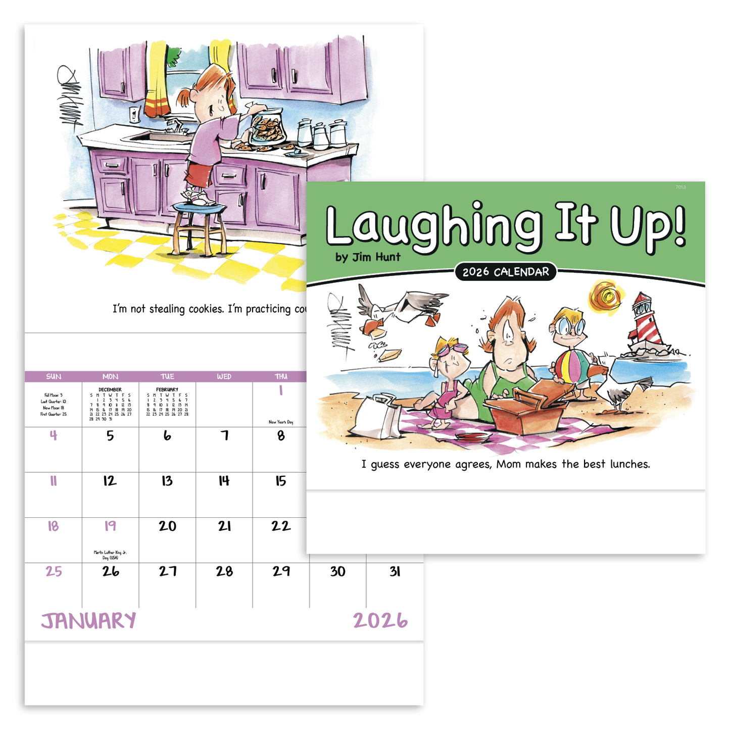 Good Value Laughing It Up  Stapled Calendar-7213