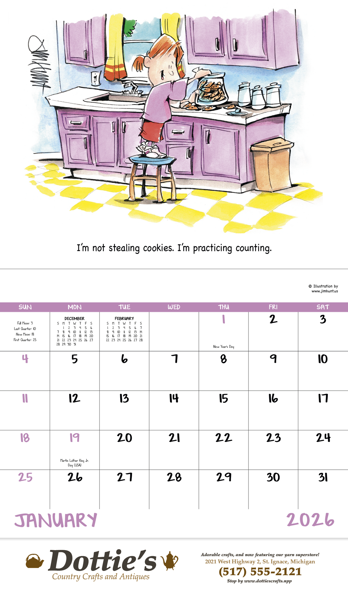 Good Value Laughing It Up  Stapled Calendar-7213