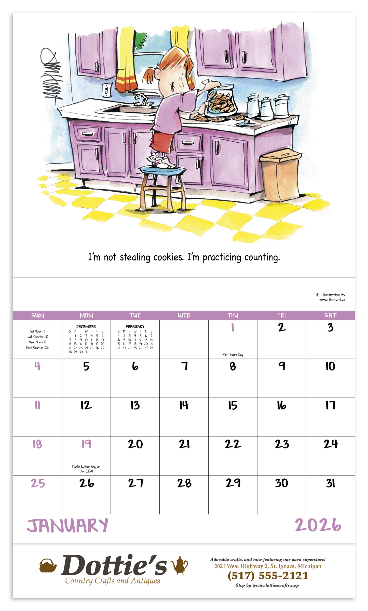 Good Value Laughing It Up  Stapled Calendar-7213