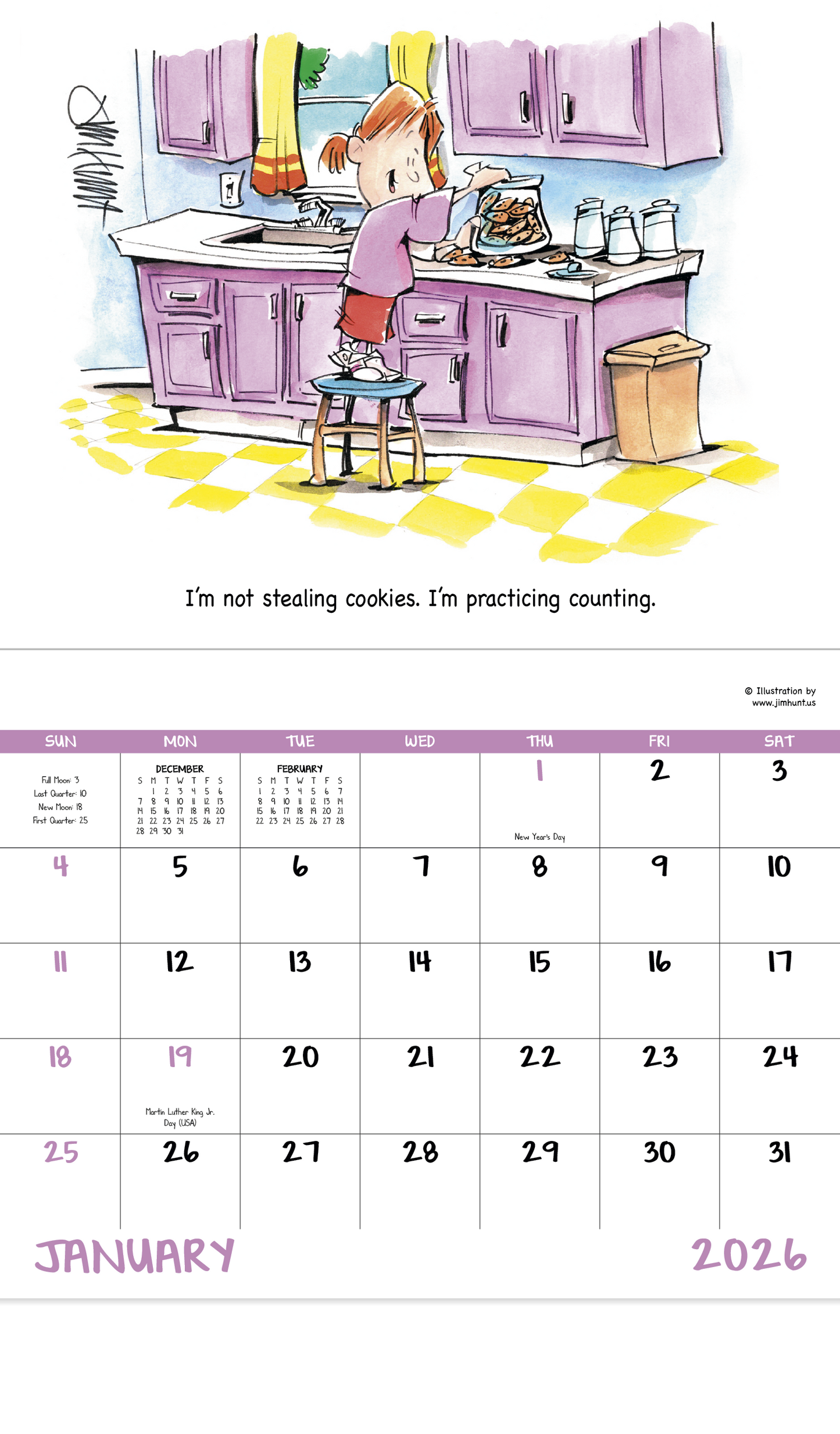 Good Value Laughing It Up  Stapled Calendar-7213
