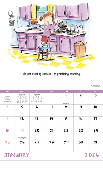 Good Value Laughing It Up  Stapled Calendar-7213