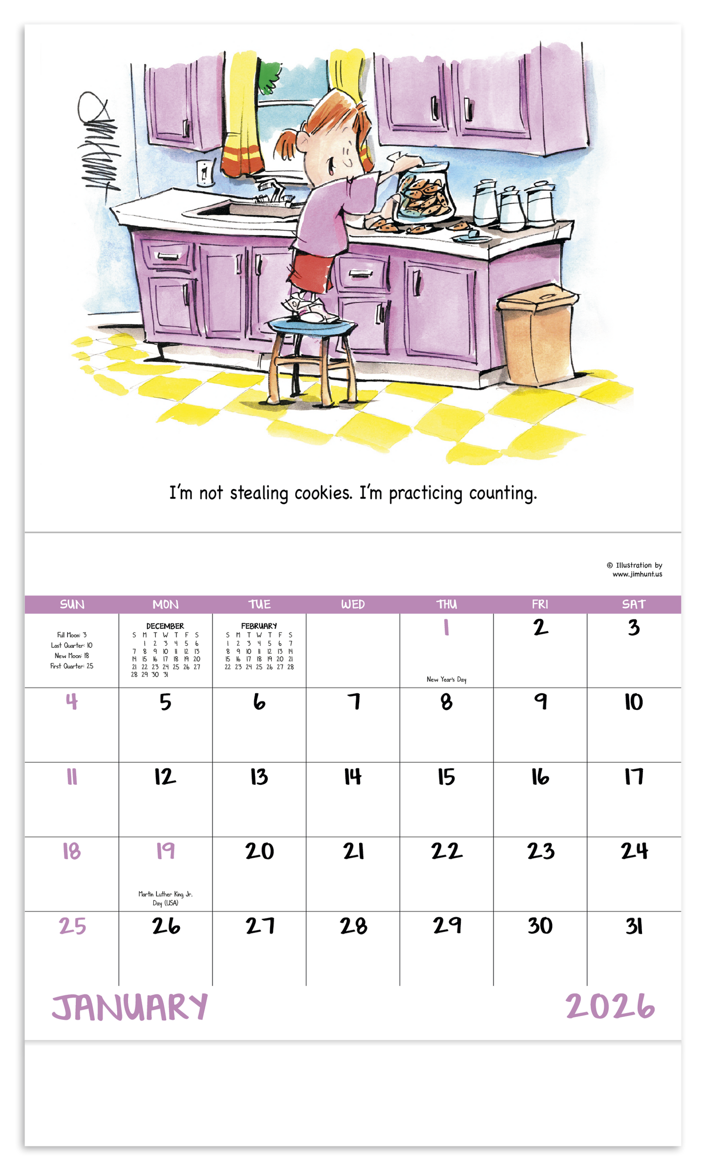 Good Value Laughing It Up  Stapled Calendar-7213