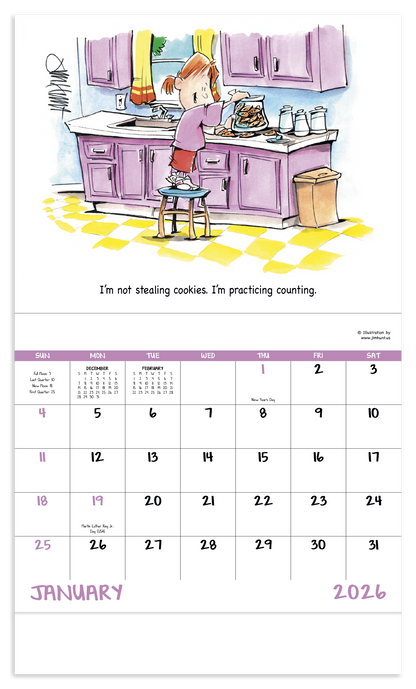 Good Value Laughing It Up  Stapled Calendar-7213