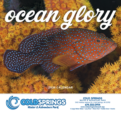 Good Value Ocean Glory  Stapled Calendar-7217