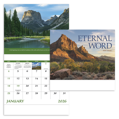 Good Value Eternal Word  Stapled Calendar-7223