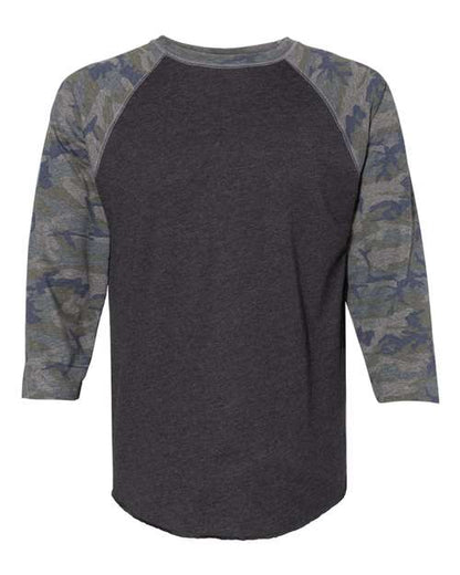 Men's Baseball Fine Jersey Three-Quarter Sleeve Tee