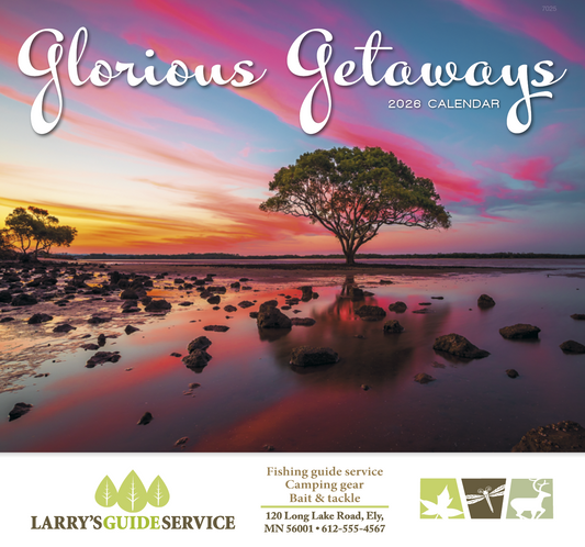 Good Value Glorious Getaways  Stapled Calendar-7225