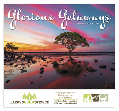 Good Value Glorious Getaways  Stapled Calendar-7225