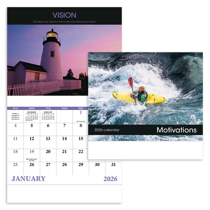 Good Value Motivations  Stapled Calendar-7228