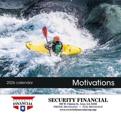 Good Value Motivations  Stapled Calendar-7228