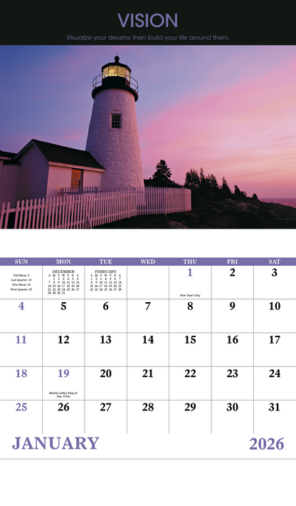 Good Value Motivations  Stapled Calendar-7228