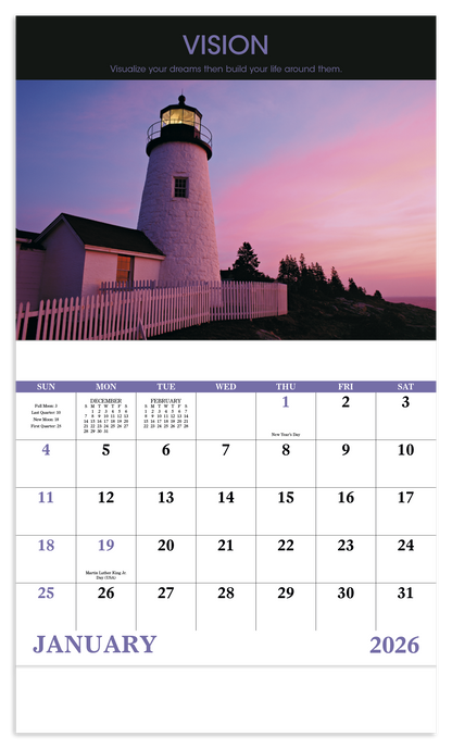 Good Value Motivations  Stapled Calendar-7228