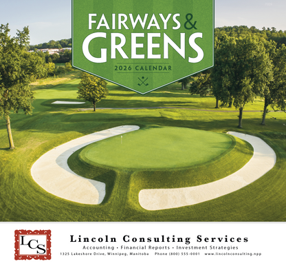 Good Value Fairways  Greens  Stapled Calendar-7229