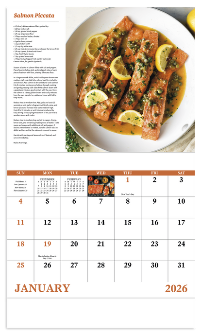 Good Value Delicious Dining  Stapled Calendar-7231