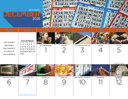 Good Value National Day  Stapled Calendar-7232