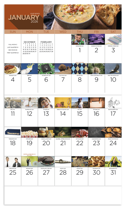 Good Value National Day  Stapled Calendar-7232