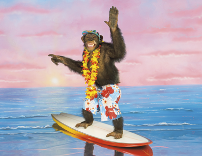 Good Value Monkey Mischief  Stapled Calendar-7233