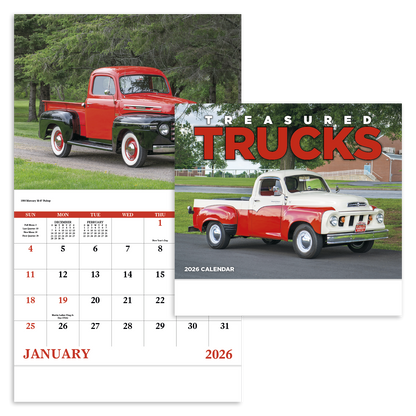 Good Value Treasured Trucks  Stapled Calendar-7237