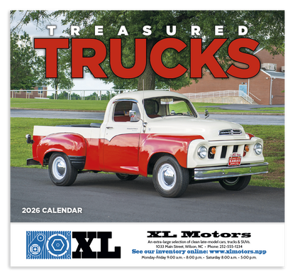 Good Value Treasured Trucks  Stapled Calendar-7237