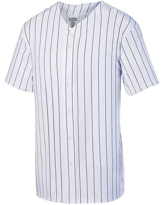 Augusta Sportswear Youth Pinstripe Full Button Baseball Jersey - 1686