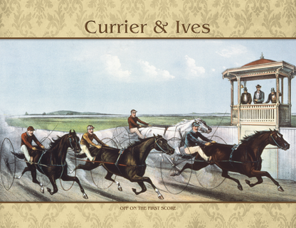 Good Value Currier  Ives  Stapled Calendar-7241
