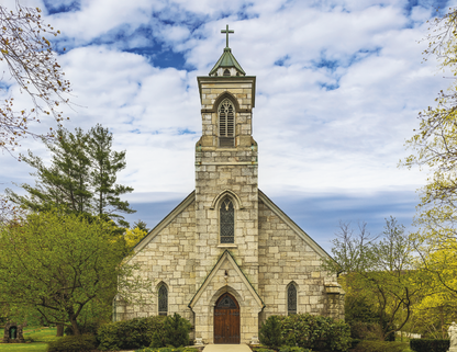 Good Value Scenic Churches  Stapled Calendar-7245