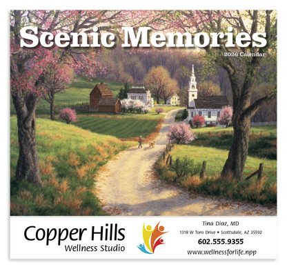 Good Value Scenic Memories  Stapled Calendar-7246