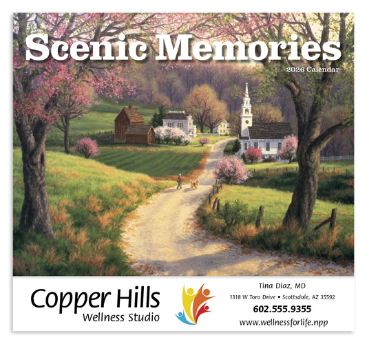 Good Value Scenic Memories  Stapled Calendar-7246