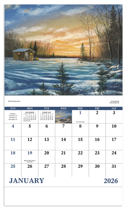 Good Value Scenic Memories  Stapled Calendar-7246