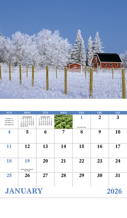 Good Value Agriculture  Stapled Calendar-7247