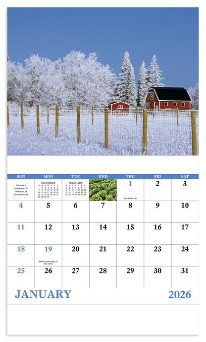 Good Value Agriculture  Stapled Calendar-7247