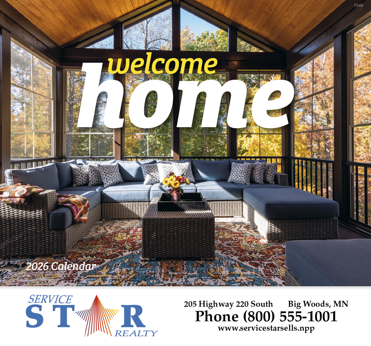Good Value Welcome Home  Stapled Calendar-7249