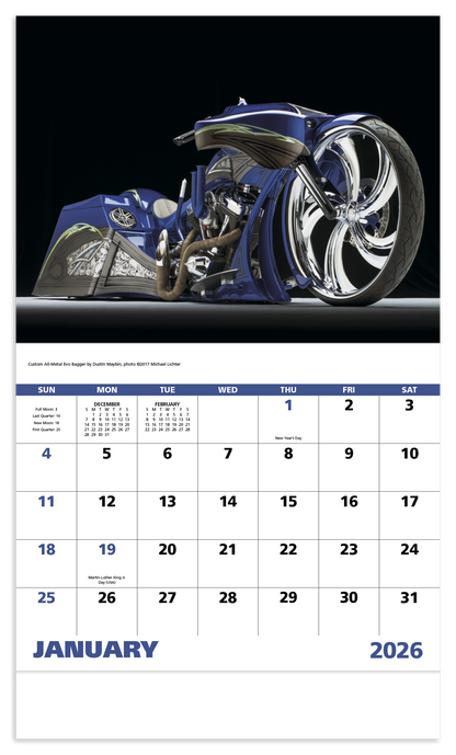 Good Value Motorcycles  Stapled Calendar-7256