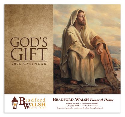 Good Value Gods Gift  Stapled Calendar-7259