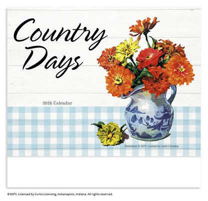 Good Value Country Days  Stapled Calendar-7266