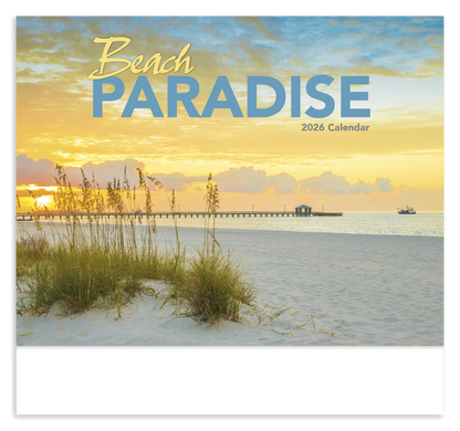 Good Value Beach Paradise  Stapled Calendar-7268