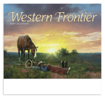 Good Value Western Frontier  Stapled Calendar-7271