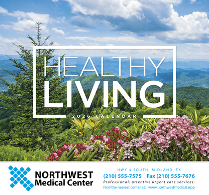 Good Value Healthy Living  Stapled Calendar-7273