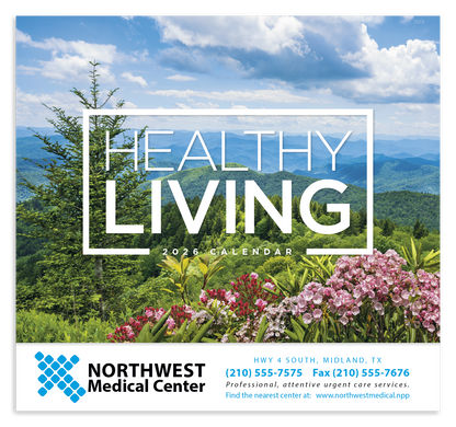 Good Value Healthy Living  Stapled Calendar-7273
