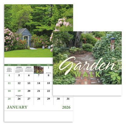 Good Value Garden Walk  Stapled Calendar-7277