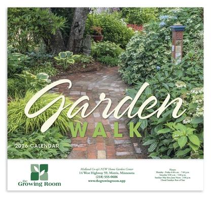 Good Value Garden Walk  Stapled Calendar-7277