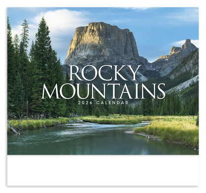 Good Value Rocky Mountains  Stapled Calendar-7278