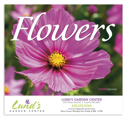 Good Value Flowers  Stapled Calendar-7280