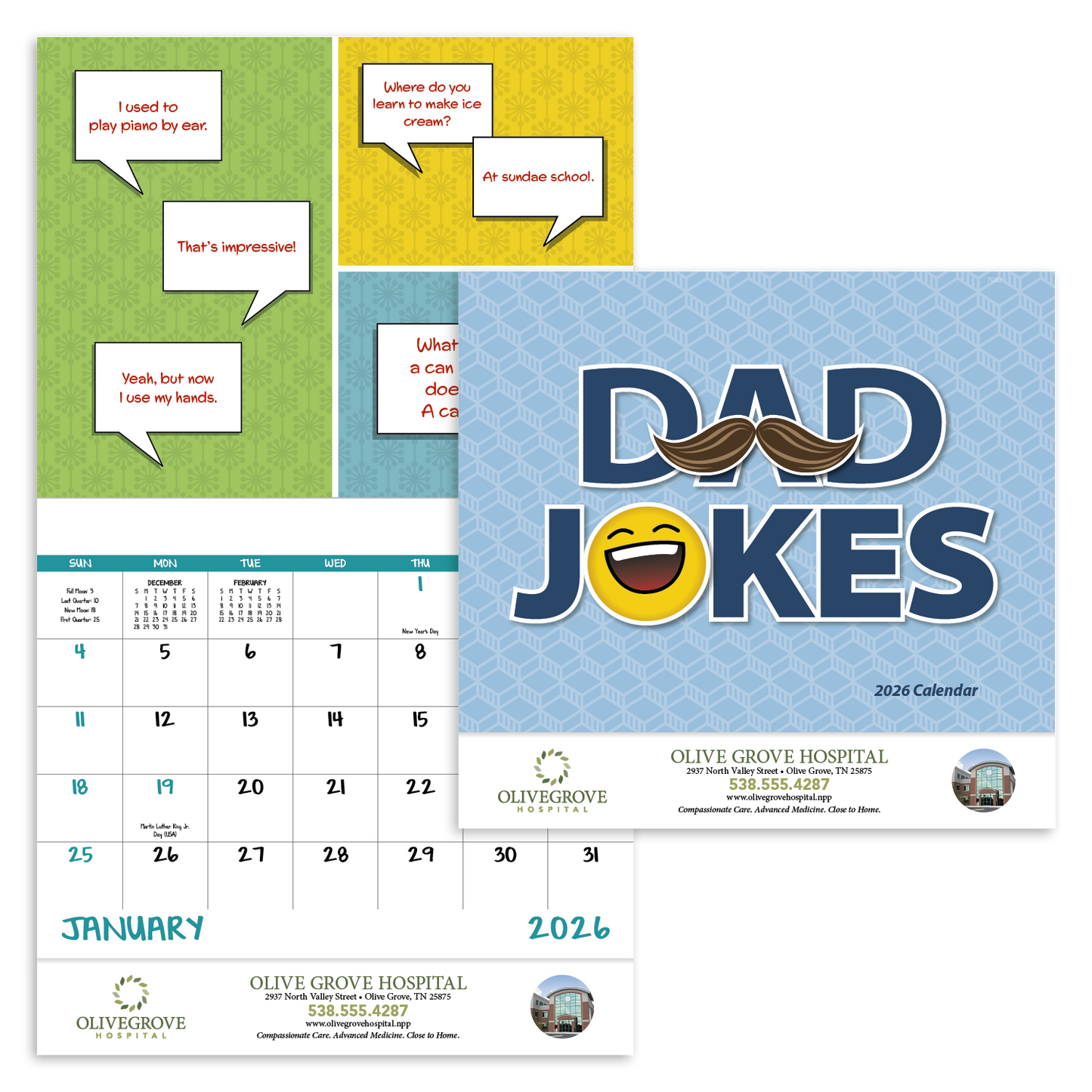 Good Value Dad Jokes  Stapled Calendar-7282