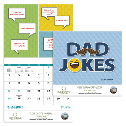 Good Value Dad Jokes  Stapled Calendar-7282