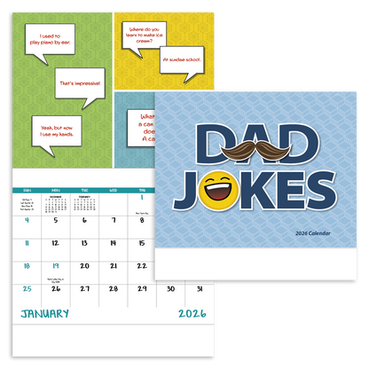 Good Value Dad Jokes  Stapled Calendar-7282