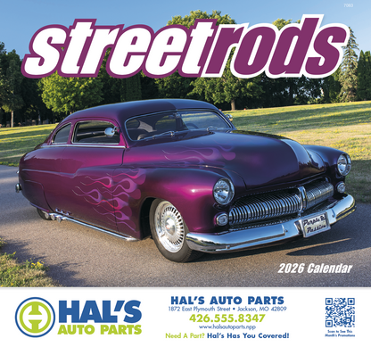 Good Value Street Rods  Stapled Calendar-7283