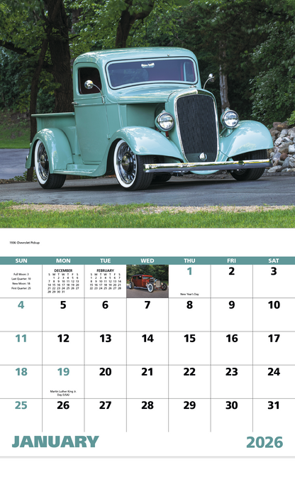 Good Value Street Rods  Stapled Calendar-7283